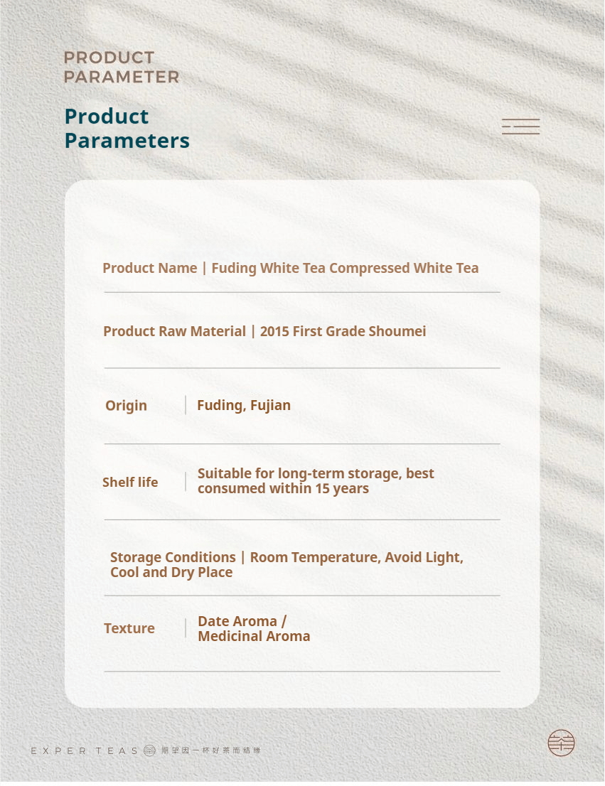 2015 Fuding Taimu Mountain High Altitude Aged Shou Mei White Tea 100g - Five Roots Tea