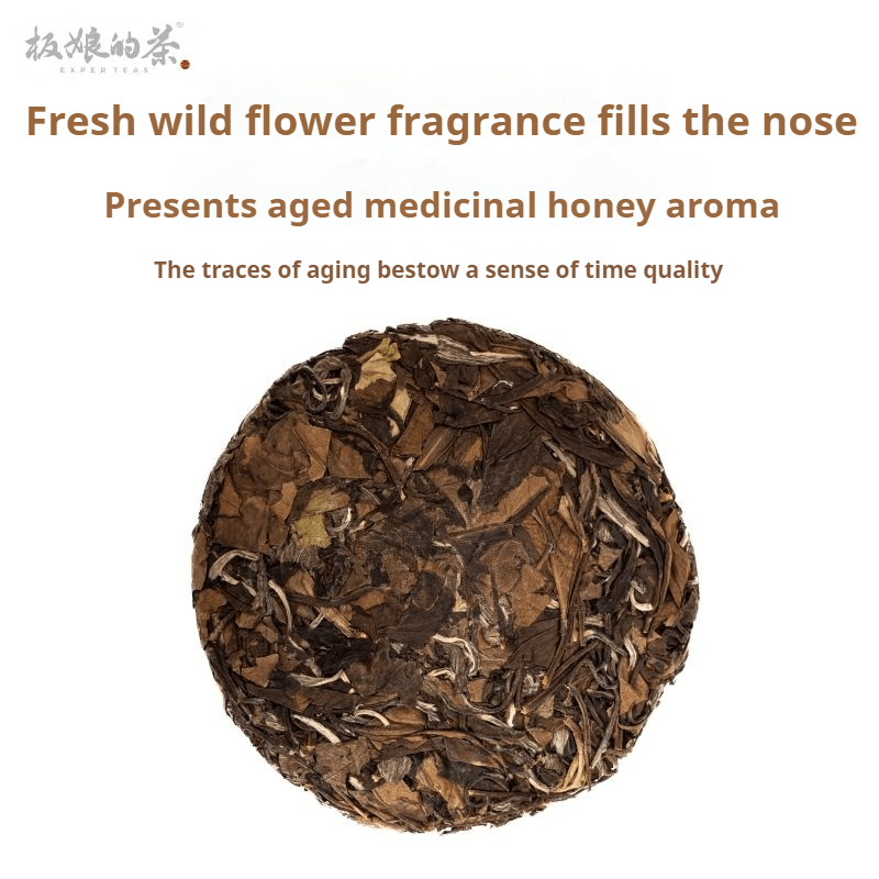 2015 Fuding Taimu Mountain High Altitude Aged Shou Mei White Tea 100g - Five Roots Tea