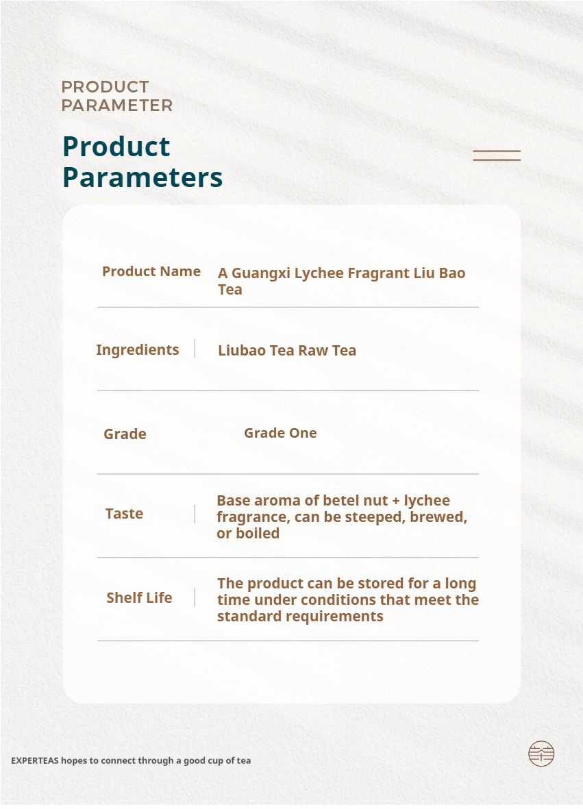 2016 Guangxi Liubao Lychee - Fragranced Dark Tea 500g - Five Roots Tea