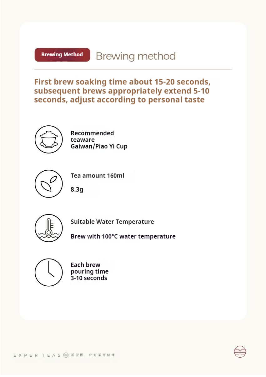 DaoShuiKeng Rougui Wuyi Rock Tea (Oolong Tea) 8g