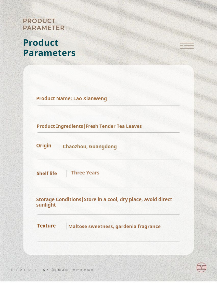 2025 Lao Xian Weng — Guangzhou Chaozhou Phoenix Dancong Oolong Tea