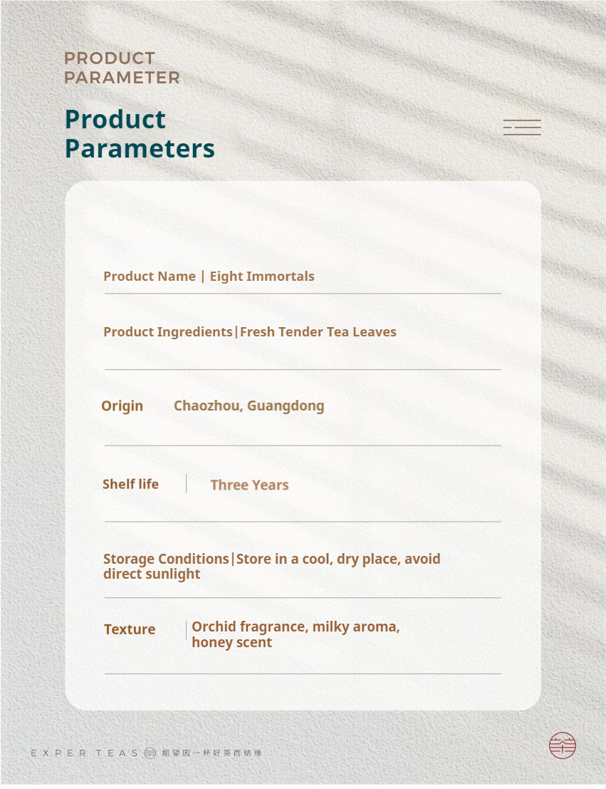 2025 Ba Xian Phoenix Dancong Oolong Tea from Chaozhou, Guangdong