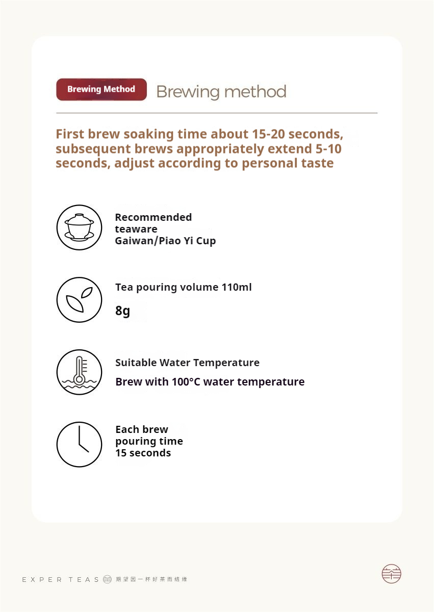 2025 Wuyi Zhengyan Gongfu Rock Oolong Tea 8g x 30