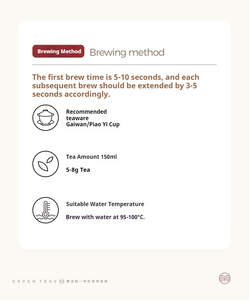 "Creamy Xigui (Ripe Pu-erh Tea) features a buttery sweet aroma"