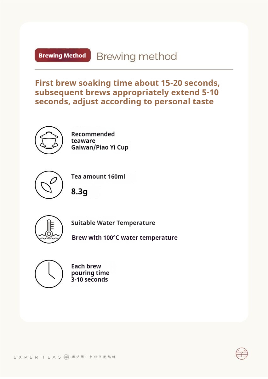 2024 Wuyi Zhengyan Suxinlan Famous Bush Rock Oolong Tea 8.3g