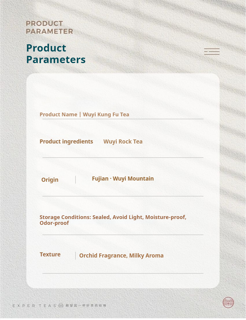 2025 Wuyi Zhengyan Gongfu Rock Oolong Tea 8g x 30