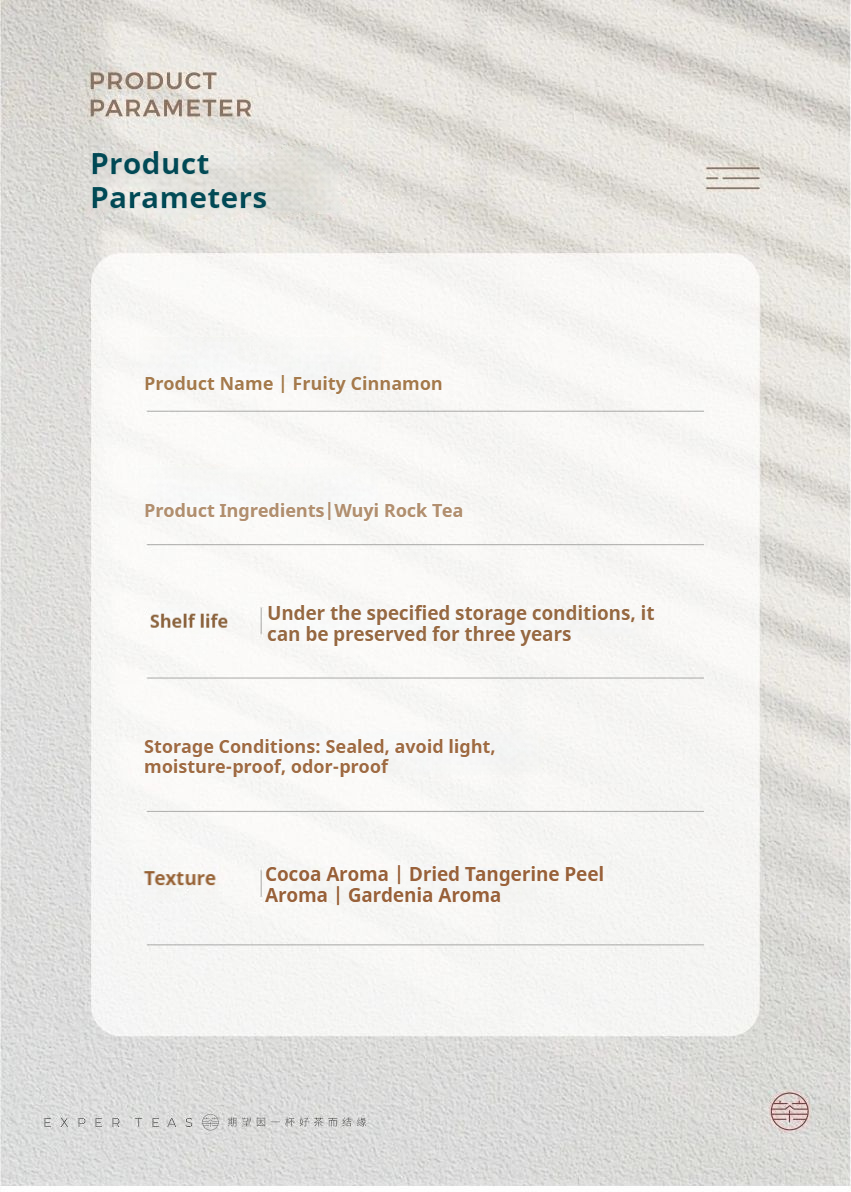 2024 Fruity Rougui Oolong Tea