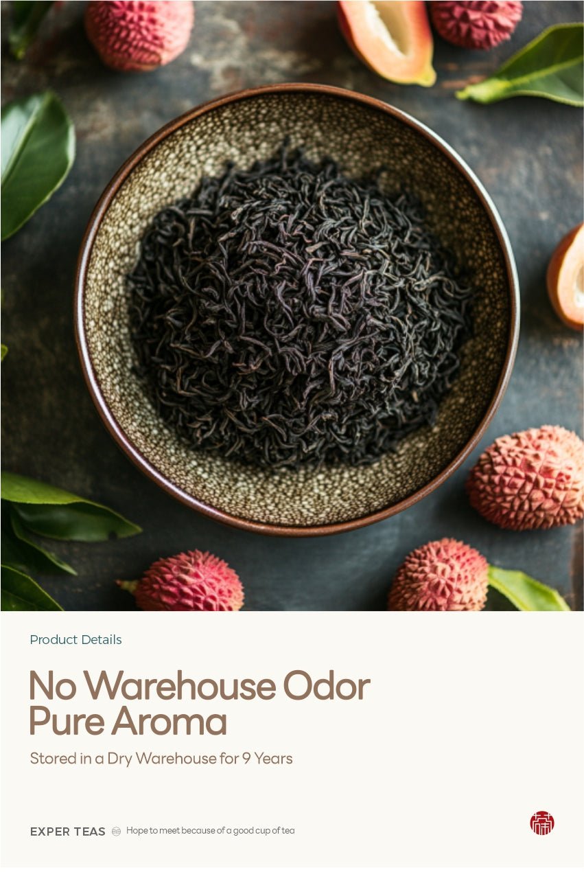 Guangxi Liubao Dark Tea with Lychee Aroma - Five Roots Tea