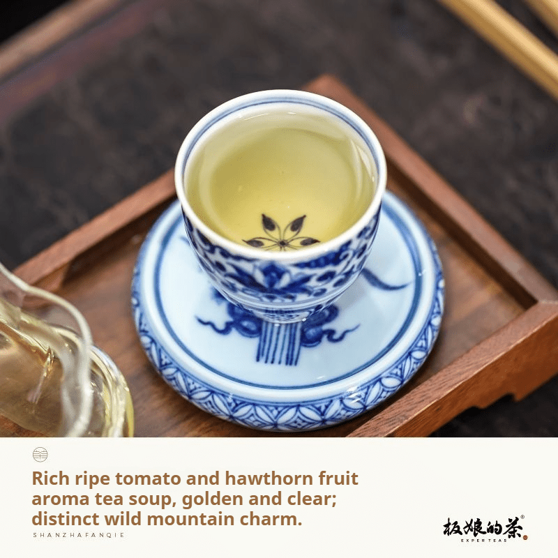 Hawthorn & Tomato Flavor Molie Wild Ancient Tree White Tea - Five Roots Tea