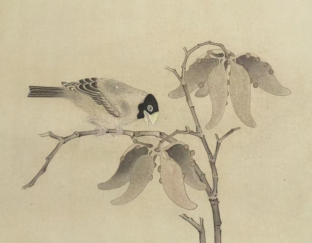 Jingdezhen Hand - Painted YA Sheng Song - Style Fragment [Indus & Waxbill] Gaiwan 120ml - Five Roots Tea