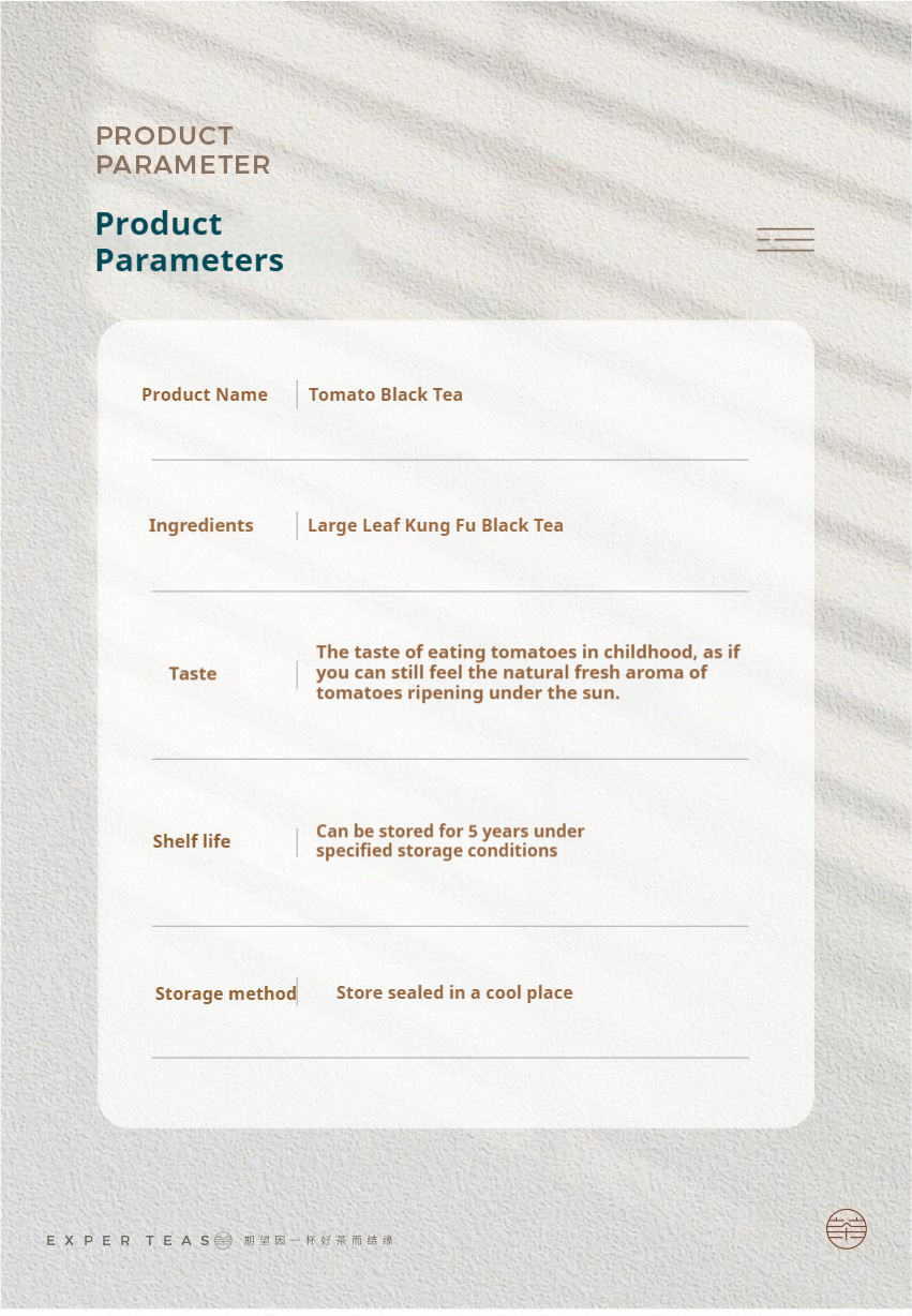 Large - leaf Gongfu Black Tea (Tomato Flavor) - Five Roots Tea