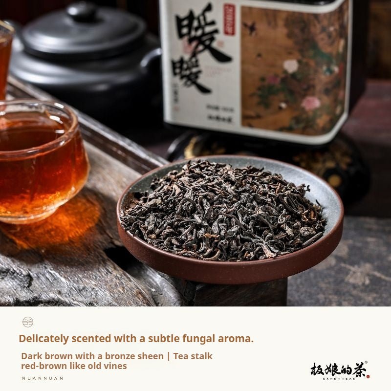 Nuannuan 2010 Guangxi Wuzhou Authentic Liu Bao Dark Tea 100g - Five Roots Tea
