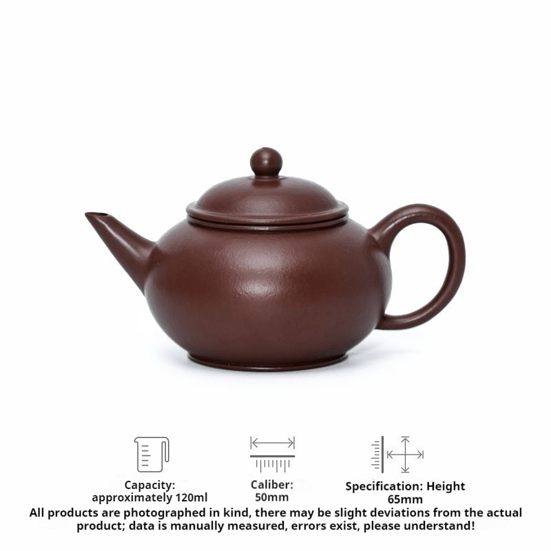 Yixing Dragon Blood Pure Handmade Premium Zisha Teapot - Five Roots Tea