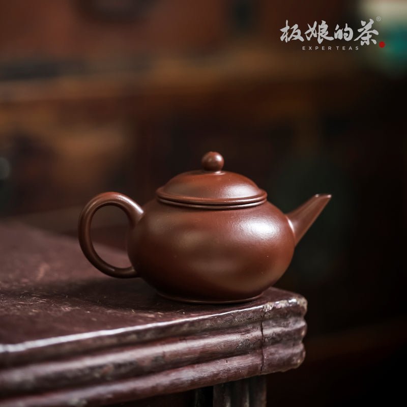 Yixing Dragon Blood Pure Handmade Premium Zisha Teapot - Five Roots Tea