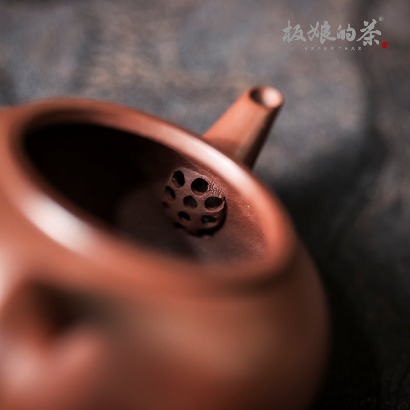 Yixing Dragon Blood Pure Handmade Premium Zisha Teapot - Five Roots Tea